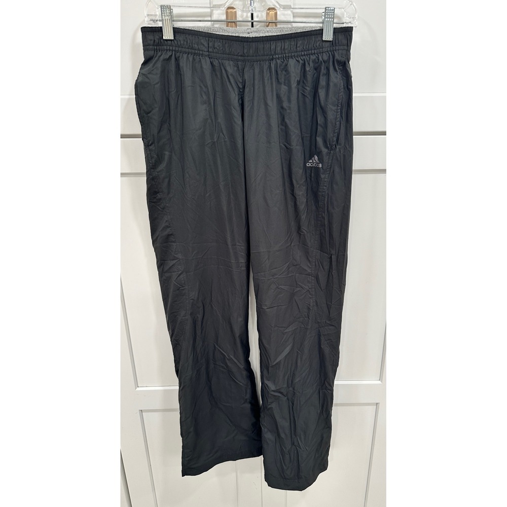 Adidas Black Athletic Track Pants Joggers Workout Mens Size S